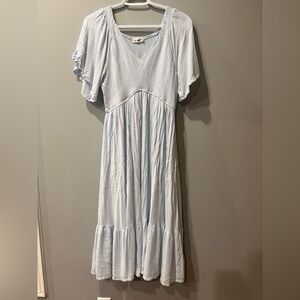 Light Blue Women's midi Dress